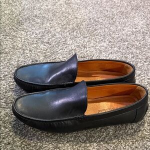 Wolf & Shepherd - Men's Black Leather Loafers